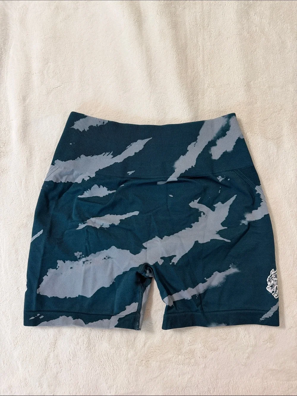 Darc Sport Teal and Gray Camouflage Swim Hybrids